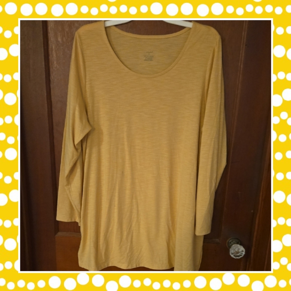 CJ Banks Women's Tunic Top Fits Size 1x